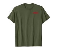 Jaws Red Left Chest Pocket Logo T-Shirt, Men, Olive Green, Large