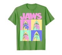 Jaws Retro Grid Box Up T-Shirt, Men, Grass Green, Small