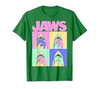 Jaws Retro Grid Box Up T-Shirt, Men, Kelly Green, Large