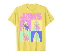 Jaws Retro Grid Box Up T-Shirt, Men, Lemon Yellow, 3X-Large