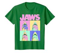 Jaws Retro Grid Box Up T-Shirt, Youth, Kelly Green, 2T