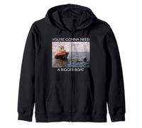 Jaws Screen Grab You're Gonna Need A Bigger Boat Zip Hoodie