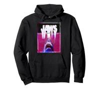 Jaws Shark Attack Retro Movie Poster Pullover Hoodie