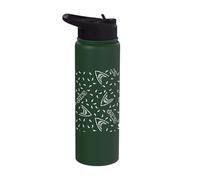 Jaws Shark Bones All Over Print Stainless Steel Insulated Water Bottle