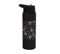 Jaws Shark Bones All Over Print Stainless Steel Insulated Water Bottle