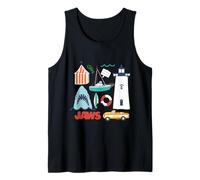 Jaws Shark Lighthouse Orca Boat Police Tank Top