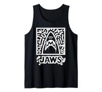 Jaws Shark Pop Art Graphic Bold Design Tank Top