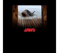 Jaws Shark Scene Hoodie - Black - L