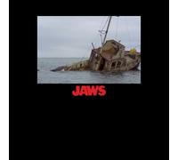 Jaws Sinking Boat Scene Unisex T-Shirt - Black - XXL