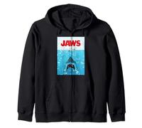 Jaws Swim Fear Shark Movie Classic Zip Hoodie