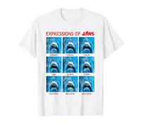 Jaws The Expressions of Jaws Photo Grid Panel T-Shirt, Men, White, XX-Large