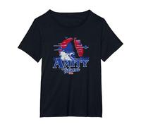 Jaws Transparent Shark Fin Amity Island Script T-Shirt, Women's Plus, Black, 2X