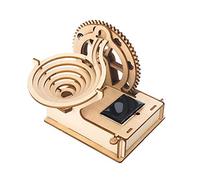 JAWSEU 3D Wooden Puzzles Kids for Adults Teens, Solar Marble Run Wooden Model Kits, DIY Assembly 3D Puzzles Mechanical Model Kits Birthday Gifts Home Décor