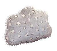 JAWSEU Cloud Star Moon Shaped Pillow Cushion, Luminous Pillows Cushions Huggable Pillow Soft Plush Toys, Glow in The Dark Throw Pillow for Christmas Halloween Party Decorations