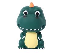 JAWSEU Dinosaur Piggy Bank, Large Cartoon Piggy Bank, Money Box, Plastic, Unbreakable, Dark Green/Blue, Children