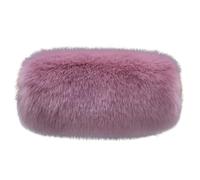 JAWSEU Faux Fur Muffs, Hand Warmer Muff Winter Warm Handcuffs Faux Fur Artificial Thick Warm Plush Hand Warmer with Neck Cord for Women and Girls