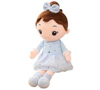JAWSEU Girl Rag Doll 45 Cm Cute Plush Toy Soft Baby Princess Doll Ornament Home Decoration Girl Doll Baby Toy Doll Gift Birthday Christmas Birth