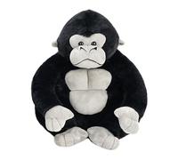 JAWSEU Gorilla Plush Toy 25cm Chubby Stuffed Animals Soft Plush Toys Gorilla Toy Pillow Monkey Stuffed Cute Doll Plush Animal Cushion Gift for Friends and Kids