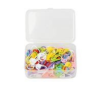 JAWSEU Interlocking Marker, Crochet Marker, Stitch Markers, Knitting Interlocking Pins Plastic Knitting Stitch Markers for Knitting Crochet Sewing Stitches