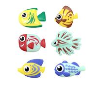 JAWSEU Pcs Diving Toy Underwater Pool Toy, Plastic Tropical Fish Toy Diving Toy Swimming Pool Underwater Game for Bathtub Swimming Pool Beach Ocean