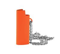 JAWSEU Vintage Metal Lighter Case, Portable Holder, Retro Case for Mini BIC Lighter