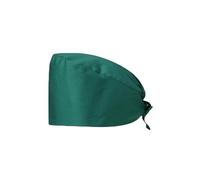 JAWSEU Women's Surgeon Cap Adjustable Work Cap Cotton Surgical Cap Soft Work Caps Breathable Medical Hat Chemo Turban Cap for Women Men Green