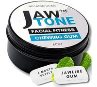 JawTone™- ((JAWLINE XYLITOL GUM)) UK Developed Jawline exerciser resistance gum (2MonthsPack-40 UNIT) superior to mastic gum chewing gum effective double chin reducer & mewing jawline gum