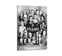 JAWWENHA 1931 MAFIA MOB WISE GUYS CAPONE GOTTI LUCKY WANTED Poster Decorative Painting Canvas Wall Posters And Art Picture Print Modern Family Bedroom Decor Posters 12x18inch(30x45cm)