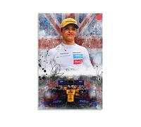 JAWWENHA 2021 Lando Norris Formula One F1 Racing Poster Decorative Painting Canvas Wall Posters And Art Picture Print Modern Family Bedroom Decor Posters 20x30inch(50x75cm)