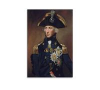 JAWWENHA After The Battle of Trafalgar, Admiral Horatio Nelson Poster Decorative Painting Canvas Wall Posters And Art Picture Print Modern Family Bedroom Decor Posters 20x30inch(50x75cm)