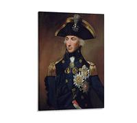 JAWWENHA After The Battle of Trafalgar, Admiral Horatio Nelson Poster Decorative Painting Canvas Wall Posters And Art Picture Print Modern Family Bedroom Decor Posters 08x12inch(20x30cm)