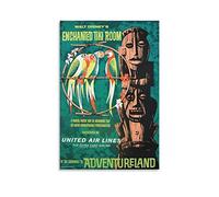 JAWWENHA Enchanted Tiki Room Poster Decorative Painting Canvas Wall Posters And Art Picture Print Modern Family Bedroom Decor Posters 08x12inch(20x30cm)