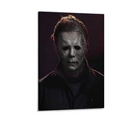JAWWENHA Halloween Kills - Michael Myers Mask Poster Decorative Painting Canvas Wall Posters And Art Picture Print Modern Family Bedroom Decor Posters 24x36inch(60x90cm)