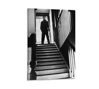 JAWWENHA Halloween Michael Myers On The Steps 2 Horror Movie Poster Decorative Painting Canvas Wall Posters And Art Picture Print Modern Family Bedroom Decor Posters 12x18inch(30x45cm)