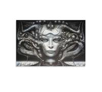 JAWWENHA Hans Ruedi H. R. Giger Humans And Machines Poster Decorative Painting Canvas Wall Posters And Art Picture Print Modern Family Bedroom Decor Posters 20x30inch(50x75cm)