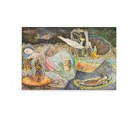 JAWWENHA Leonora Carrington, Modern Follower of Boss Poster Decorative Painting Canvas Wall Posters And Art Picture Print Modern Family Bedroom Decor Posters 08x12inch(20x30cm)