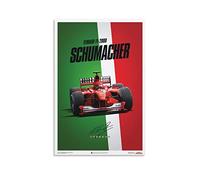 JAWWENHA Michael Schumacher - Italy - Suzuka GP Poster Decorative Painting Canvas Wall Posters And Art Picture Print Modern Family Bedroom Decor Posters 08x12inch(20x30cm)