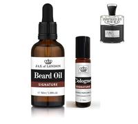 Jax of London Signature Aftershave Oil and Beard Oil Set for Men Men’s Cologne Fragrance Set