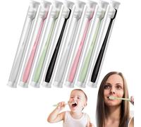 Jaxbo 8 PCS Extra Soft Toothbrush, Micro Nano Toothbrushes with 20000 Soft Floss Bristle for Pregnant Women, Elderly, Gum Recession, Super Soft Toothbrush, Protect Fragile Gums