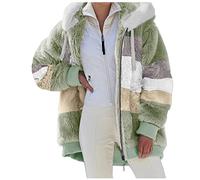JAXICH Gym Hoodies Women 3/4zip, Long Sleeve Full Zip Hooded Plain Color Winter Warm Hoodie Sweatshirt Blanket Women's Jumpers with Pocket Limited Time Deals