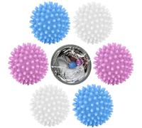 JAXICREY 6Pcs Tumble Dryer Balls, Drying Ball for Tumble Dryer, Laundry Balls Reusable, Dryer Ball for Washing Machine, Clothes Softener Energy Saving, Fewer Wrinkles Less Static Cling, Quick Drying