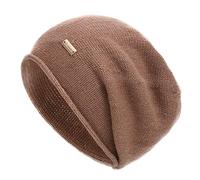 jaxmonoy Slouchy Knit Beanie Hat for Women Winter Soft Warm Ladies Laightweight Slouch Knitted Skull Beanies Cap, Coffee, One Size