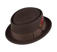 Jaxon & James Crushable Wool Pork Pie Hat - Brown - Medium