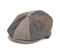 Jaxon & James Kids Herringbone Patch Newsboy Cap - Multi-Coloured - Kids Small/Medium