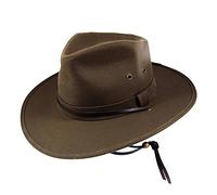 Jaxon & James Oilcloth Aussie Hat - Brown - Large
