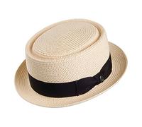 Jaxon & James Toyo Braided Pork Pie Hat - Natural M