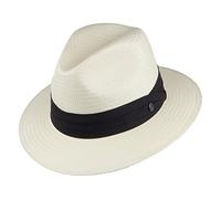 Jaxon & James Toyo Safari Fedora with Black Band - Ivory - X-Large