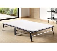 Jay-Be Compact Folding Bed with e-Fibre Mattress, Small Double Dimensions: 4′ x 6′3″ (120cm x 190cm)