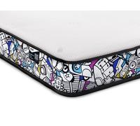 Jay-Be Graffiti Art Deep E-Pocket Mattress Single Multi