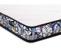 Jay-Be Graffiti Art E-Sprung Mattress Single Multi